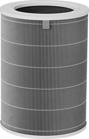مرجع رسمی فیلتر مدل 4 فیلتر رسمی Xiaomi Smart Air Purifier 4 با قاب روشن و سطح خاکستری چینخورده