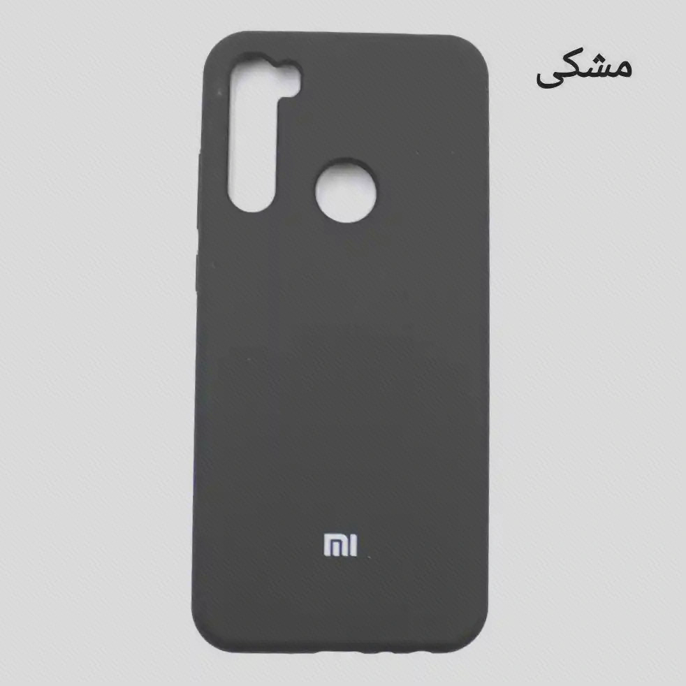 برش دوربین و اثر انگشت کاور Note 8T قاب مشکی Redmi Note 8T با شیار دوربین عمودی و بریدگی گرد حسگر پشت