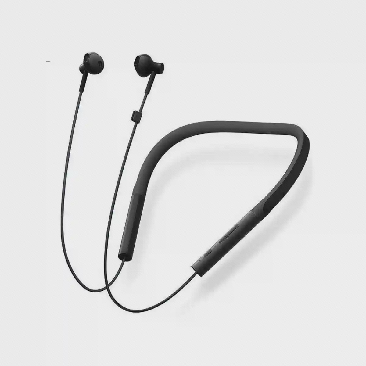 بند گردنی Earphones Basic هندزفری گردنی مشکی Mi Neckband Bluetooth Earphones Basic با گوشیهای بدون سری سیلیکونی