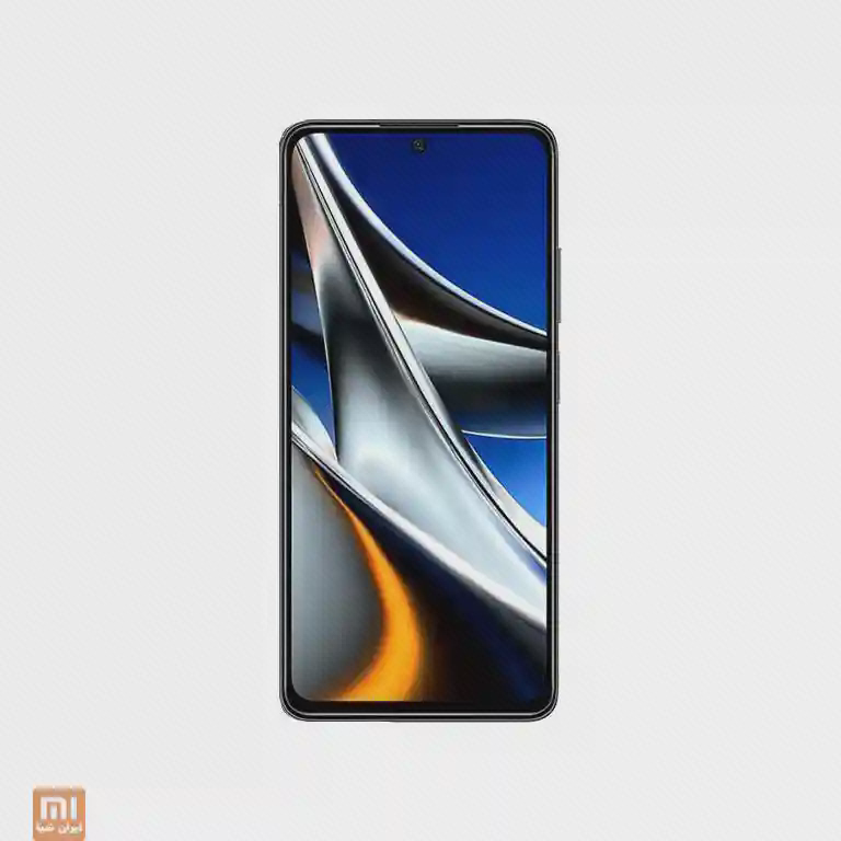 نمای جلوی پوکو X4 Pro 5G با دوربین سلفی حفره‌ای مرکزی