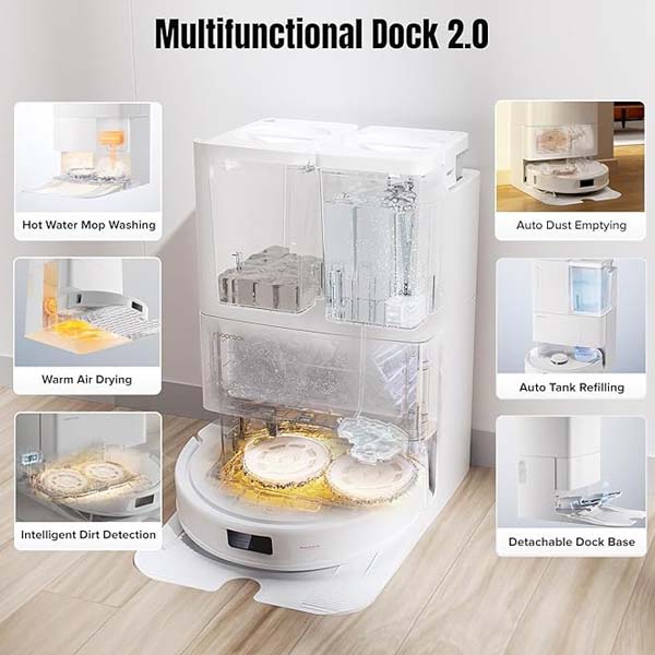 جارو رباتیک شیائومی مدل Roborock Q Revo MaxV