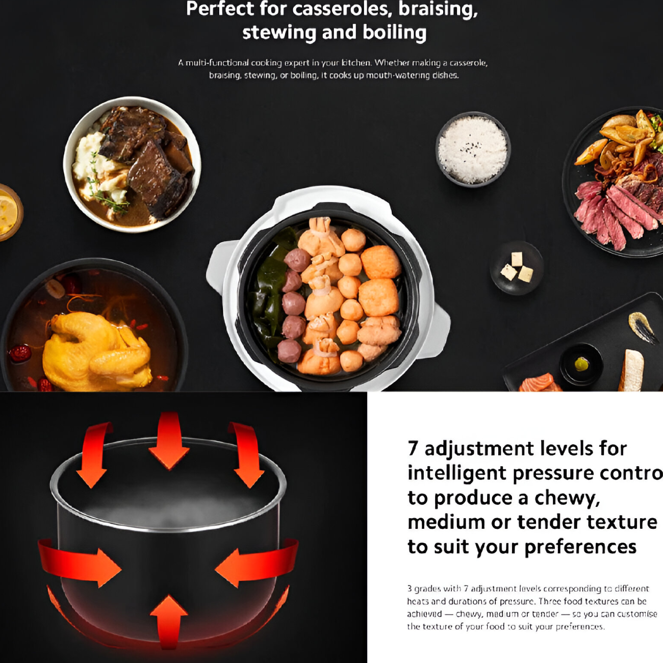 زودپز چند منظوره شیائومی مدل MYL02-1 سایز 4.8L ( گلوبال )