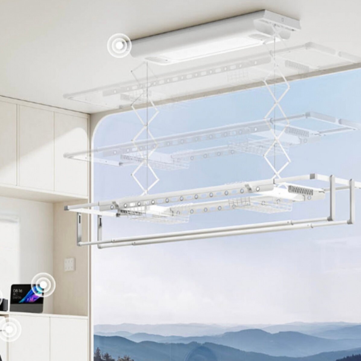 رخت آویز هوشمند شیائومی مدل Mijia Smart Laundry Rack 1C MJLYJ4Q5 - Image 9