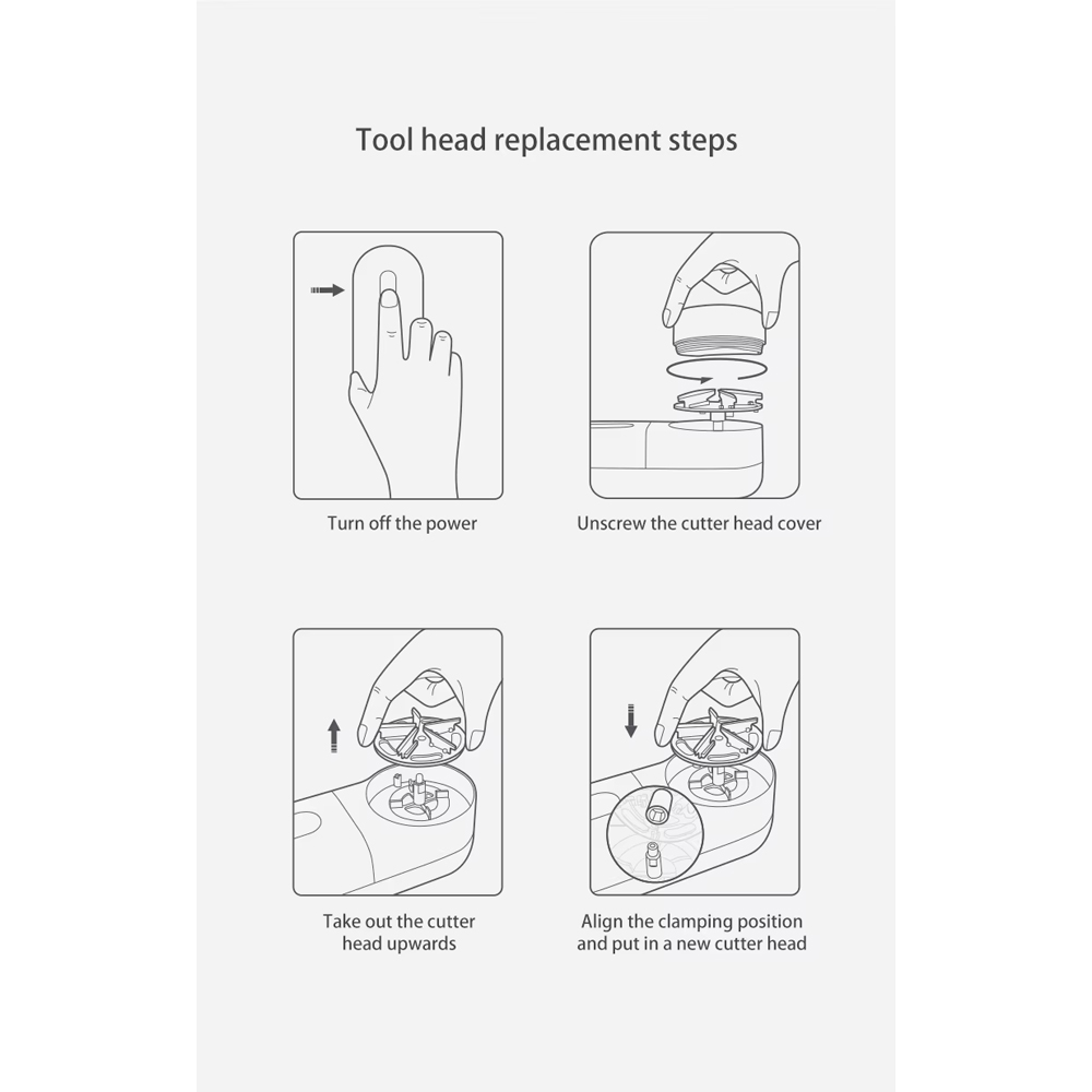 تیغه جایگزین پرزگیر شیائومی Mijia MQXJQDT01KL - Image 3