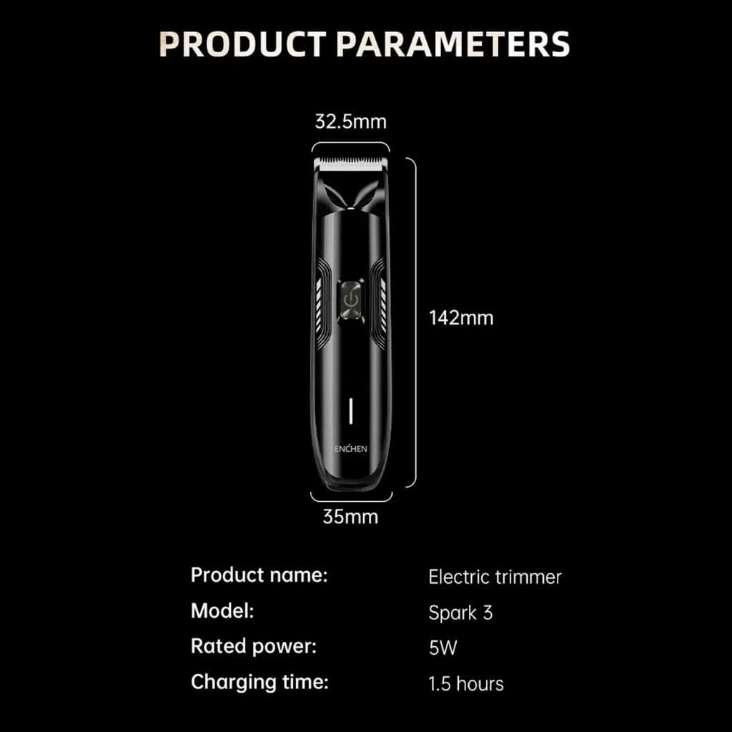 ماشین اصلاح و ریش تراش شیائومی مدل Enchen Spark 3 - Image 6