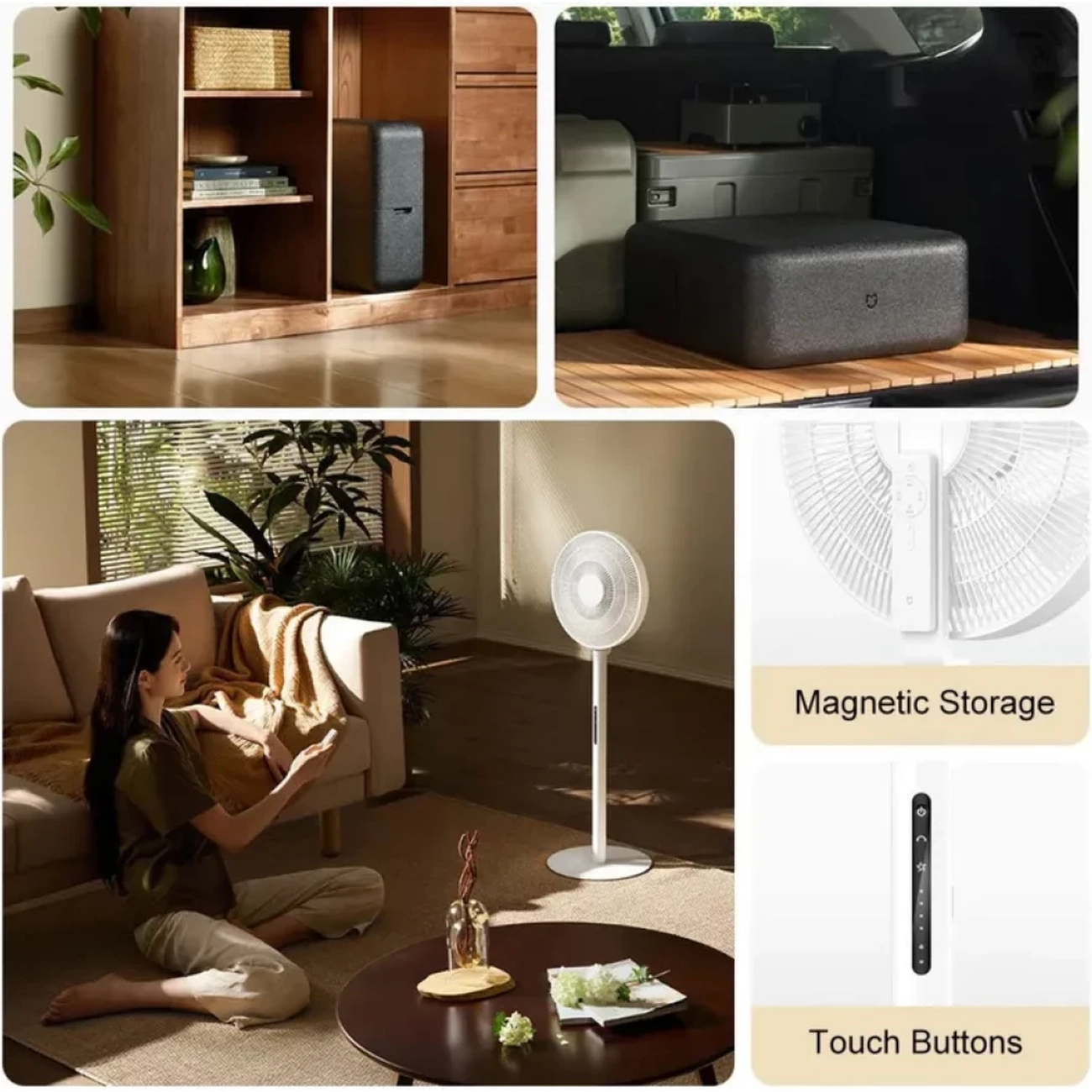 پنکه هوشمند شیائومی Mijia Smart Standing Fan Pro Slim BPLDS12DM (گلوبال) - Image 11