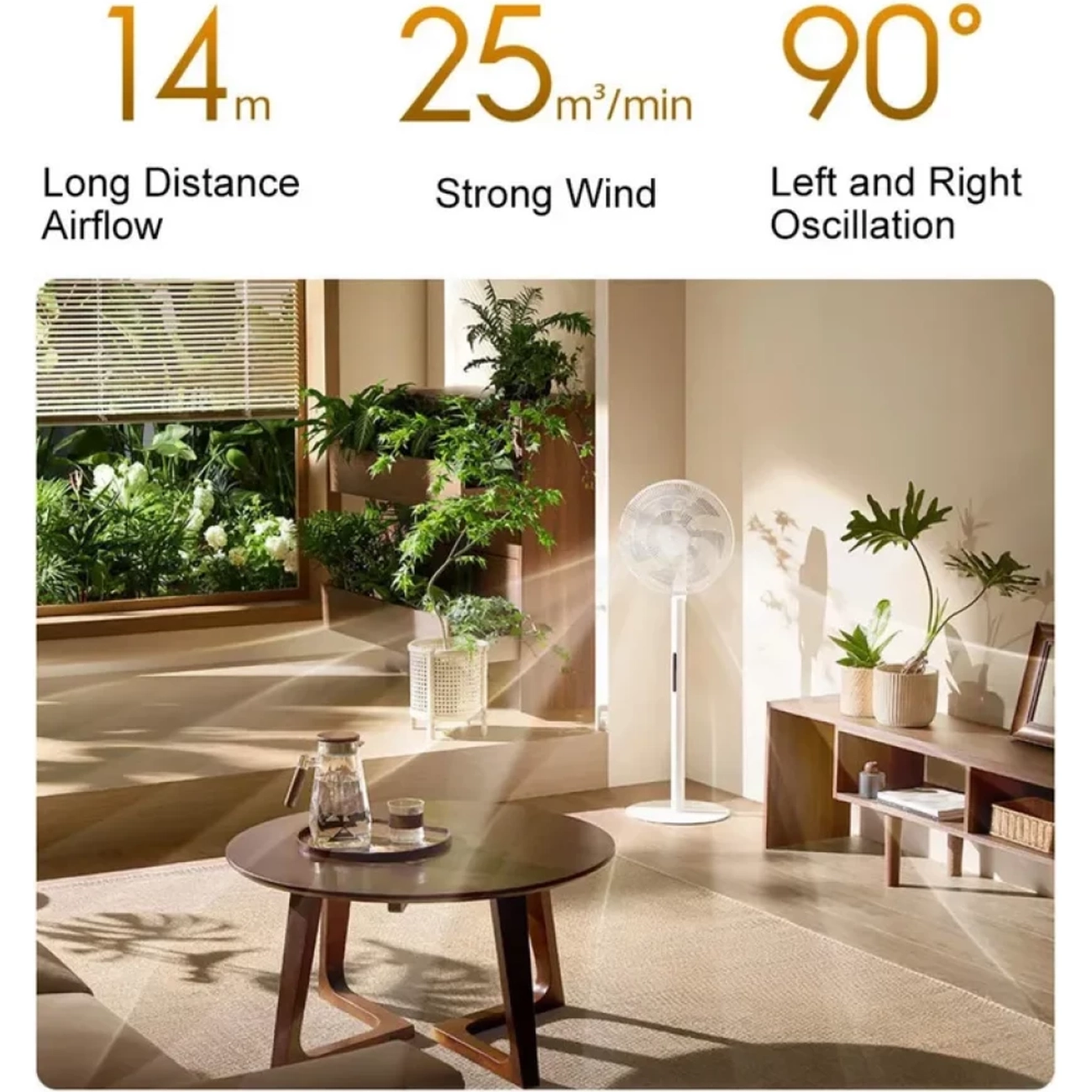 پنکه هوشمند شیائومی Mijia Smart Standing Fan Pro Slim BPLDS12DM (گلوبال) - Image 8